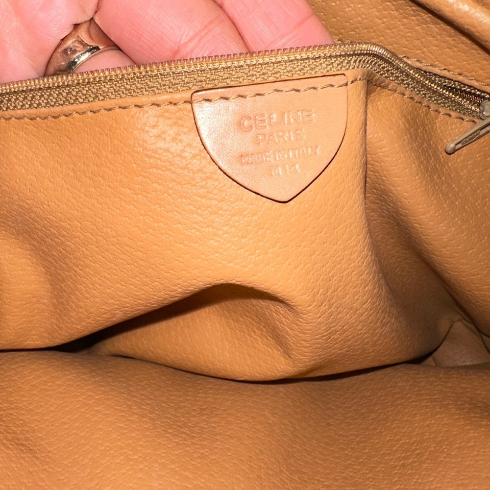 🚨PRICE REDUCED🚨 Vintage Céline Macadam Oversized Clutch Portfolio Bag Italy - Picture 10 of 16
